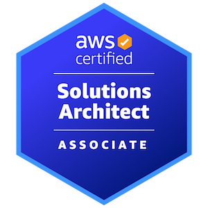 Certified Solutions Architect - Associate certification badge
